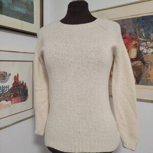 Alexander Kraft Monte Carlo Cream Knit Cashmere Sweater XS